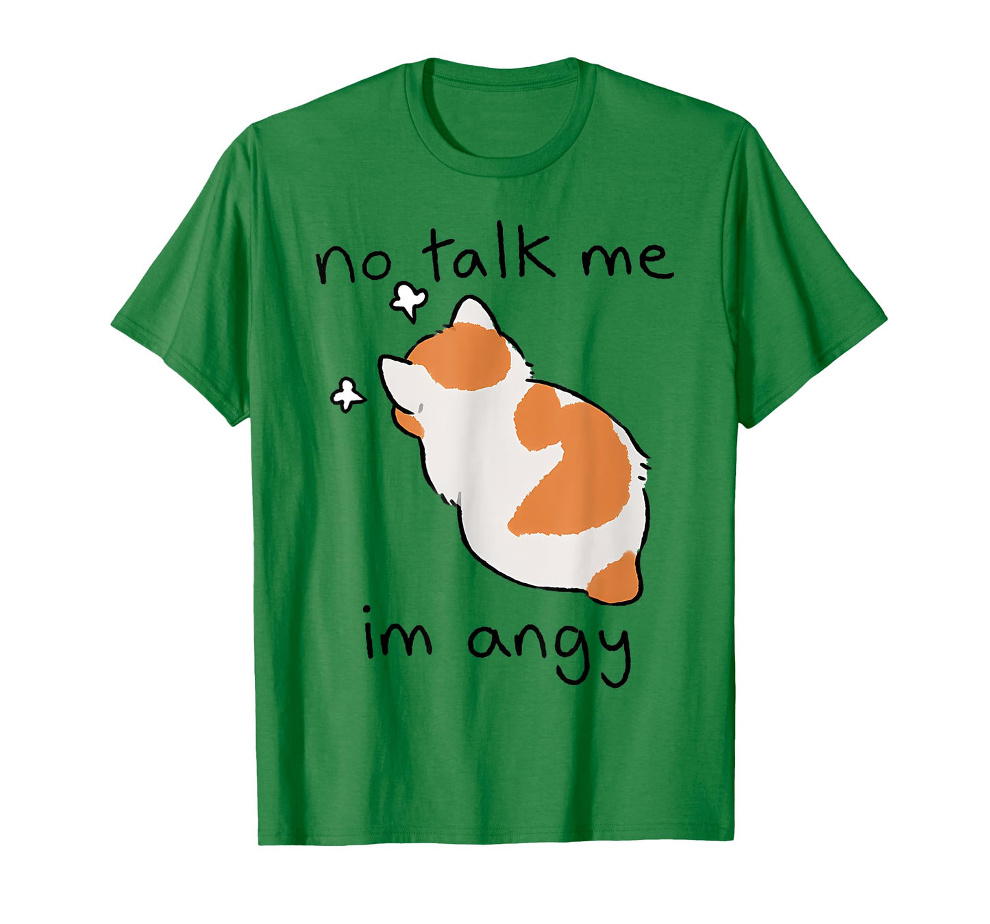 No Talk Me I'M Angry Cute Angry Cat T-Shirt