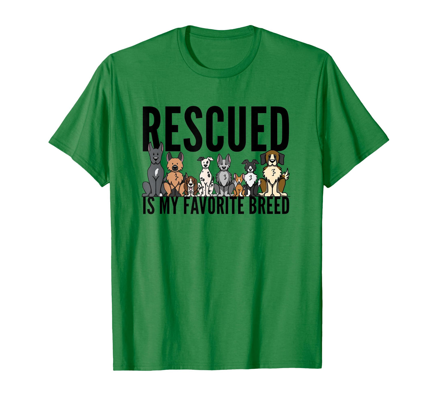 Dog Lovers T-Shirt for Women Men Kids - Rescue Dog Shirt T-Shirt