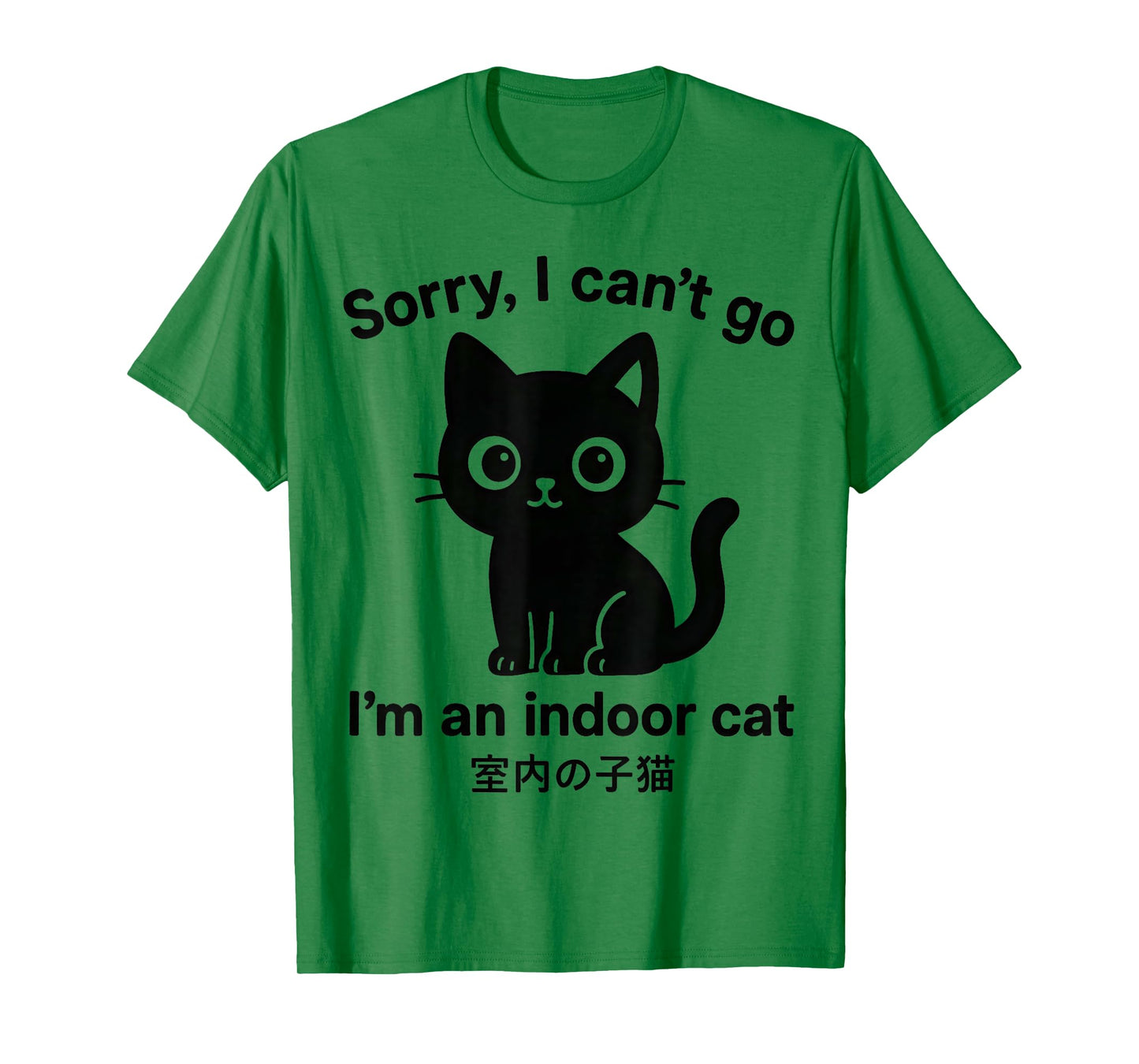 Sorry I Can’t Go I’m an Indoor Cat Funny Indoor cat T-Shirt