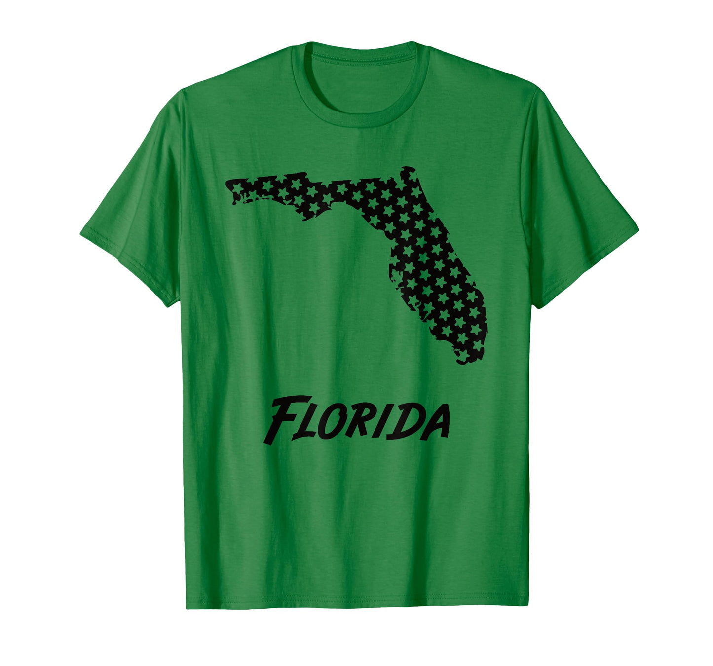 Florida USA State Outline Stars Vintage Retro Design T-Shirt