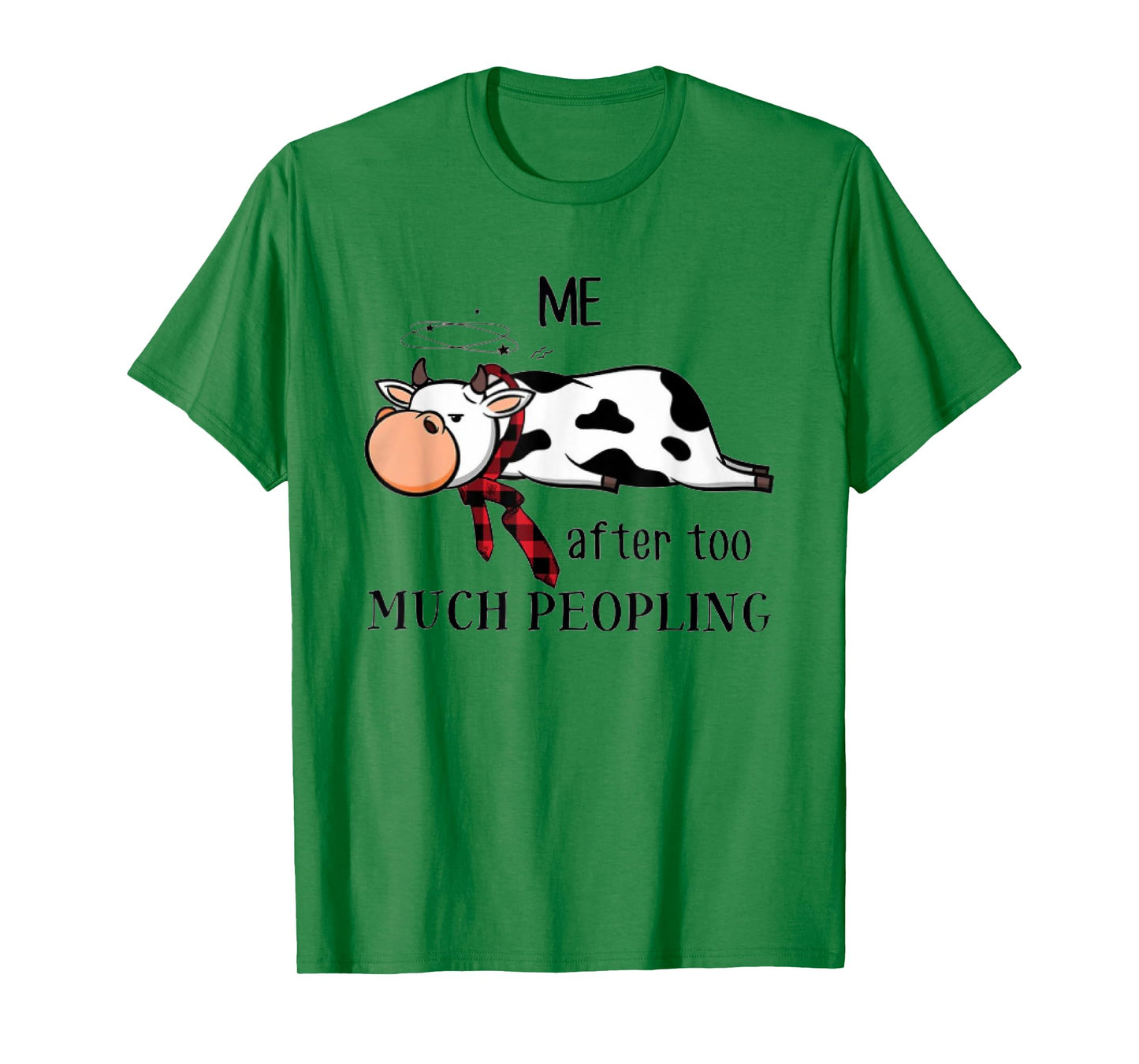 Funny Cow too much peopling for cow lover Classic Tee T-Shirt