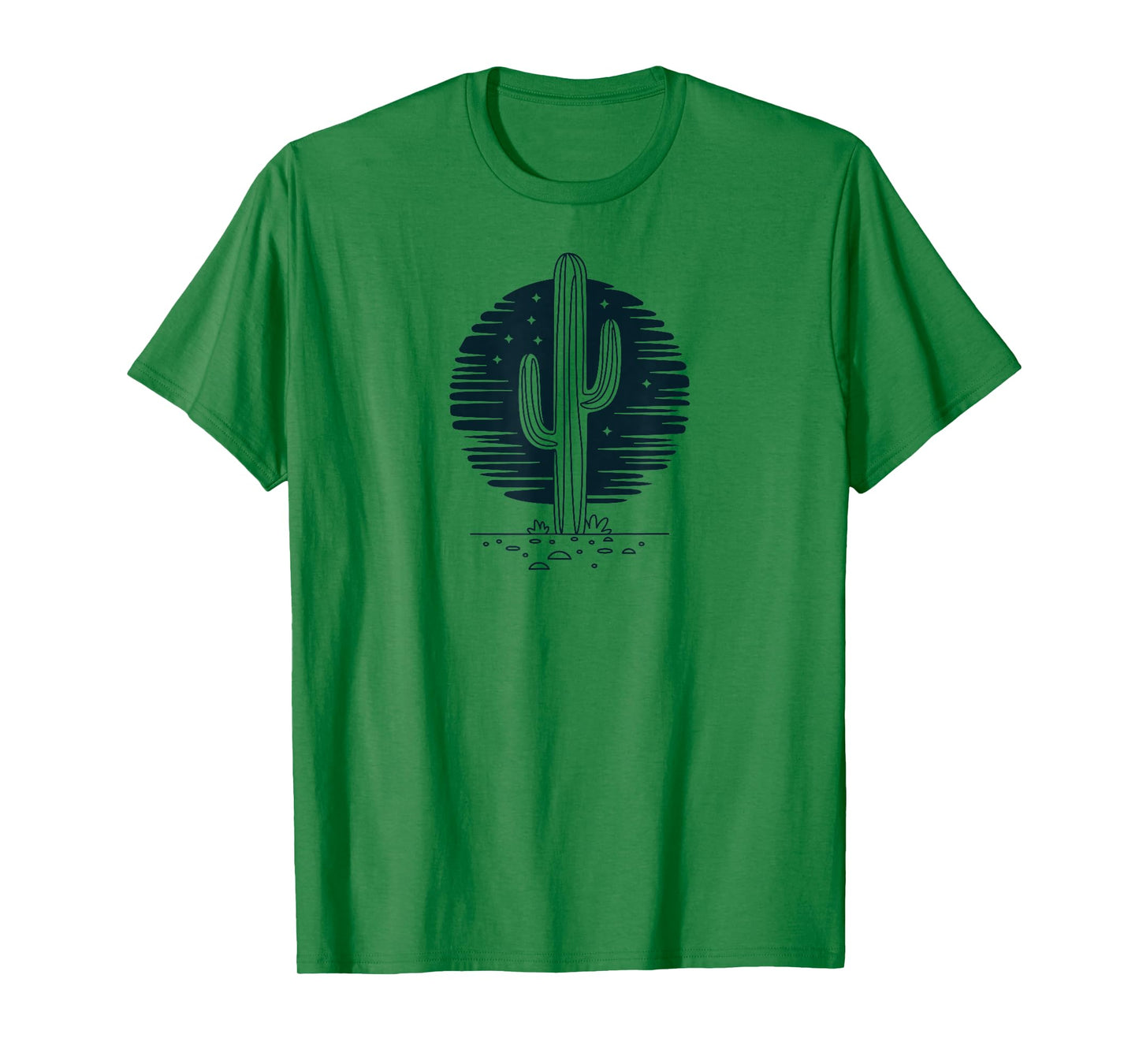 Retro Cowboy Old Western West Cactus Desert Landscape T-Shirt