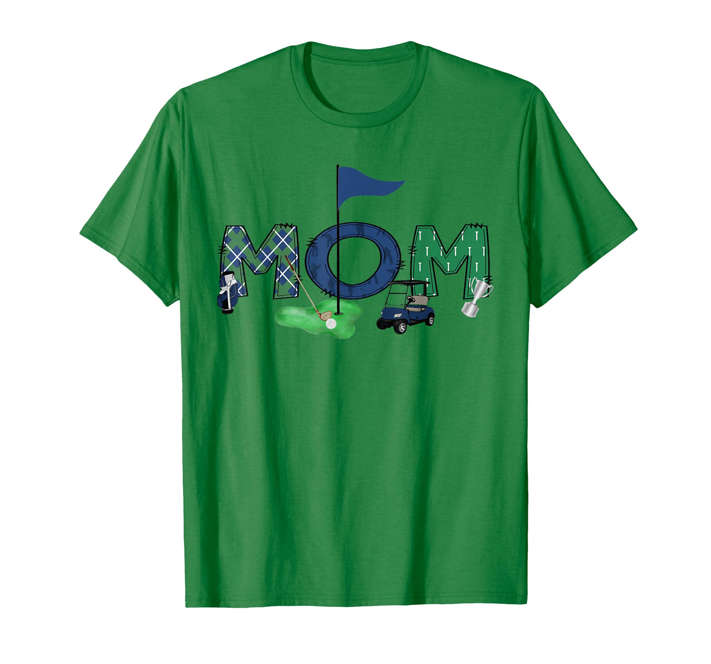 Mom Of The Birthday Boy Hole in One Golf Sport Matching T-Shirt