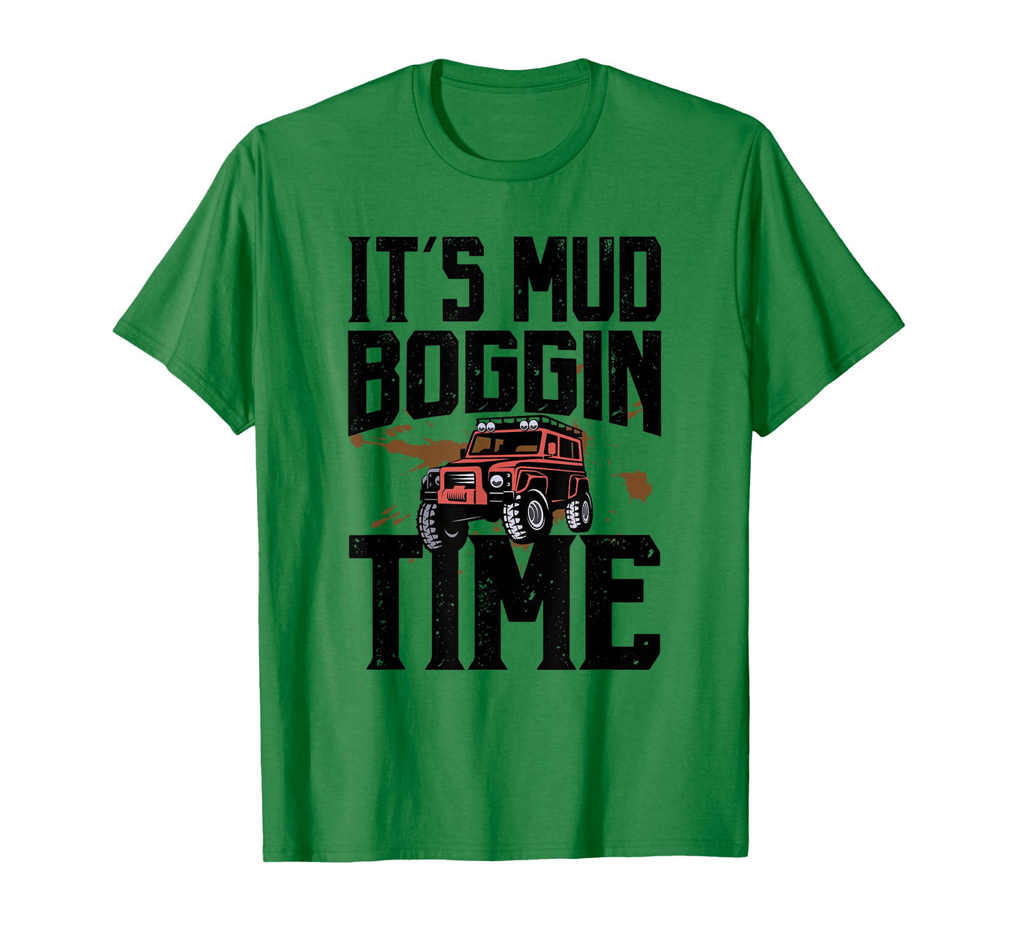 Mens Mud Bogging T Shirt | 4x4 Offroad Truck Gift | Mudding T-Shirt