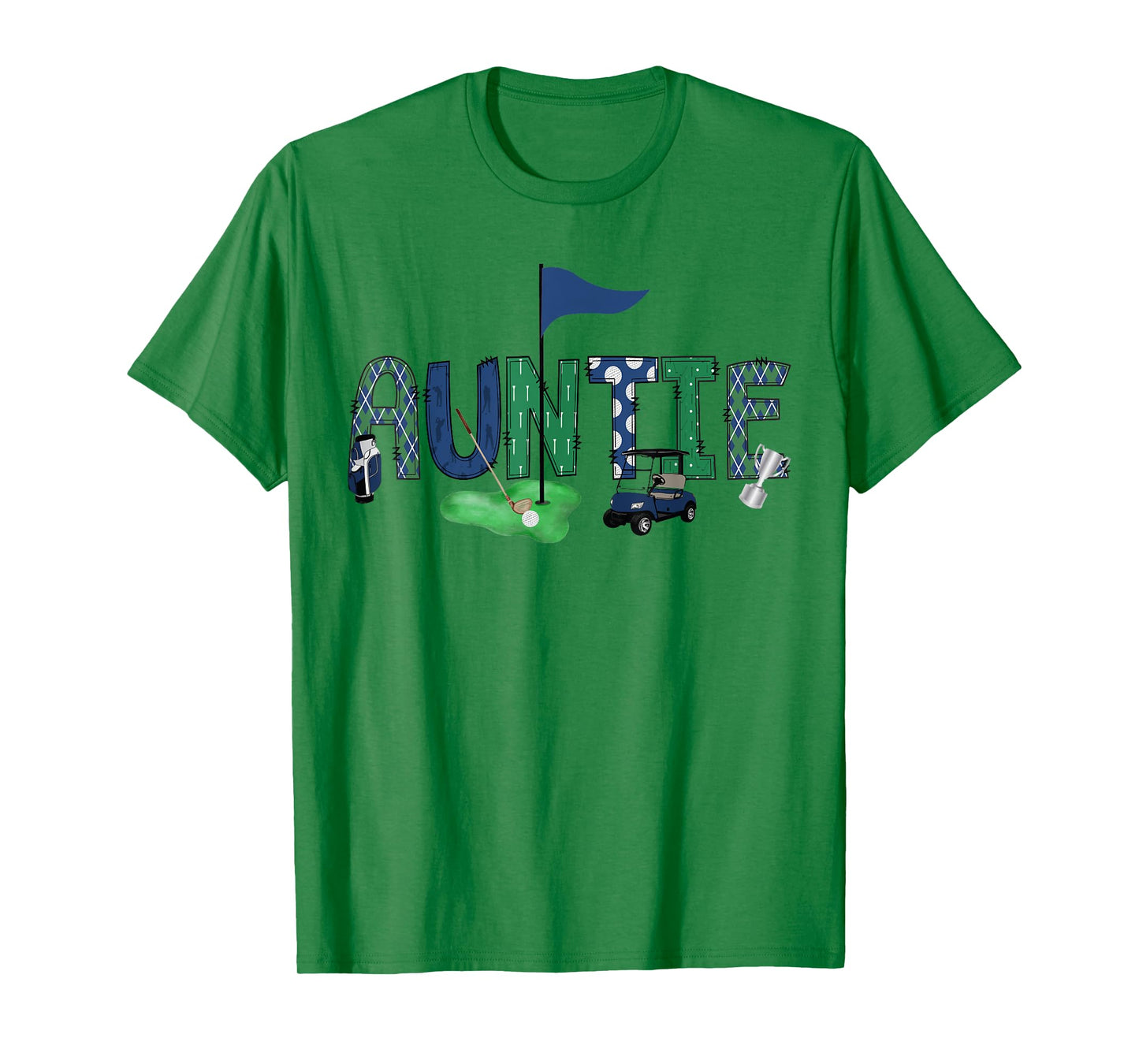 Auntie Of The Birthday Boy Hole in One Golf Sport Matching T-Shirt