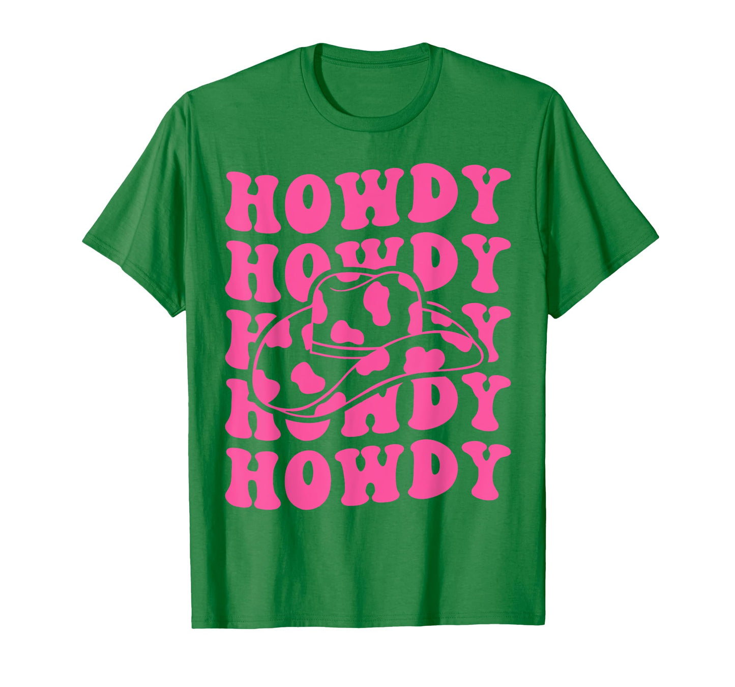 Rodeo White Howdy Western Retro Cowboy Hat Southern Cowgirl T-Shirt