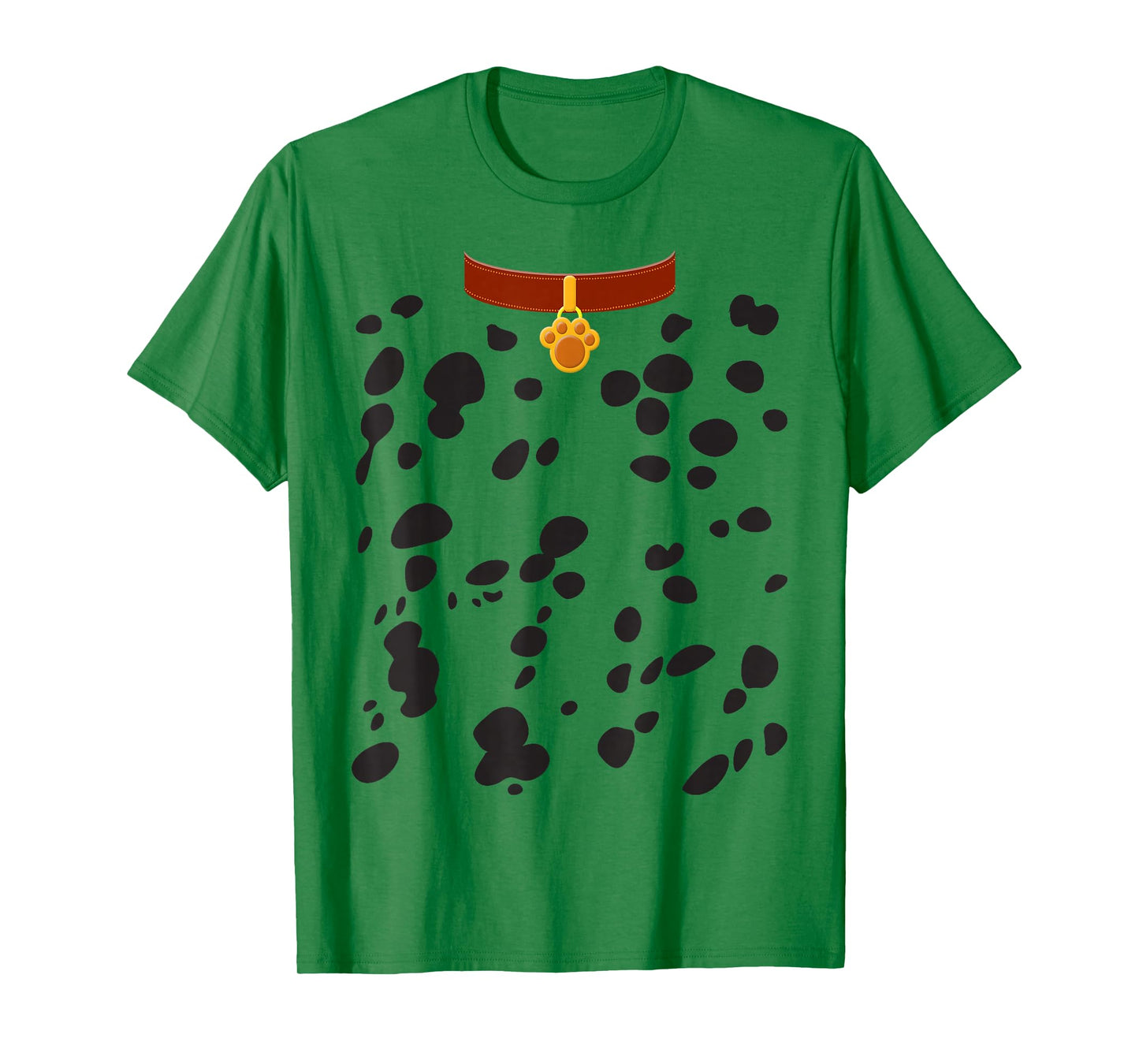 Dog Dalmatian Costume Dalmations Spots Puppy Print Halloween T-Shirt