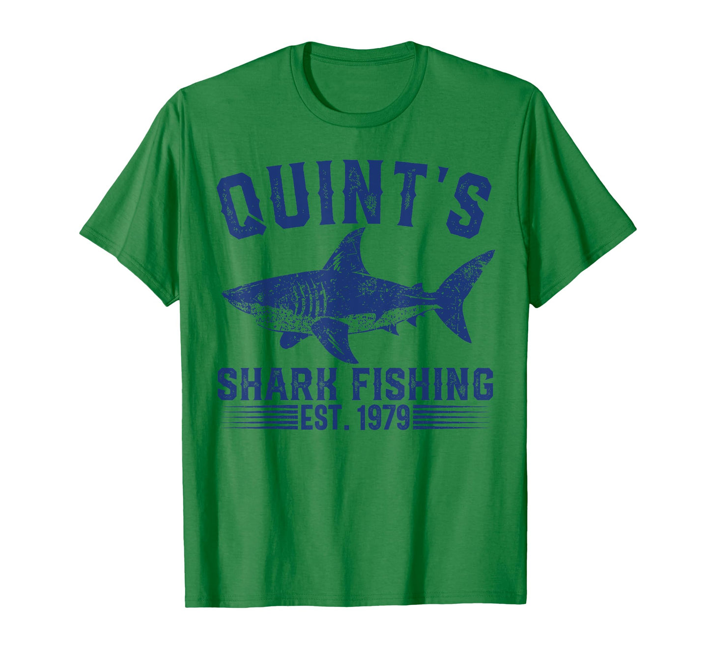 Vintage Quint's Shark Fishing 1979 Retro Fisher Birthday T-Shirt