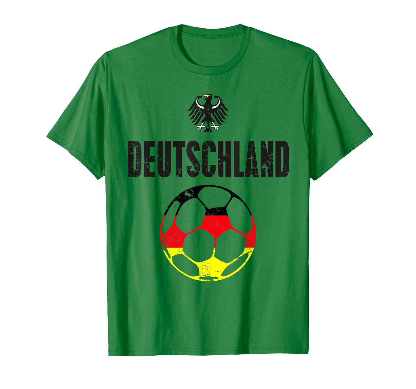 Germany Deutschland Football T-Shirt Soccer Flag German T-Shirt