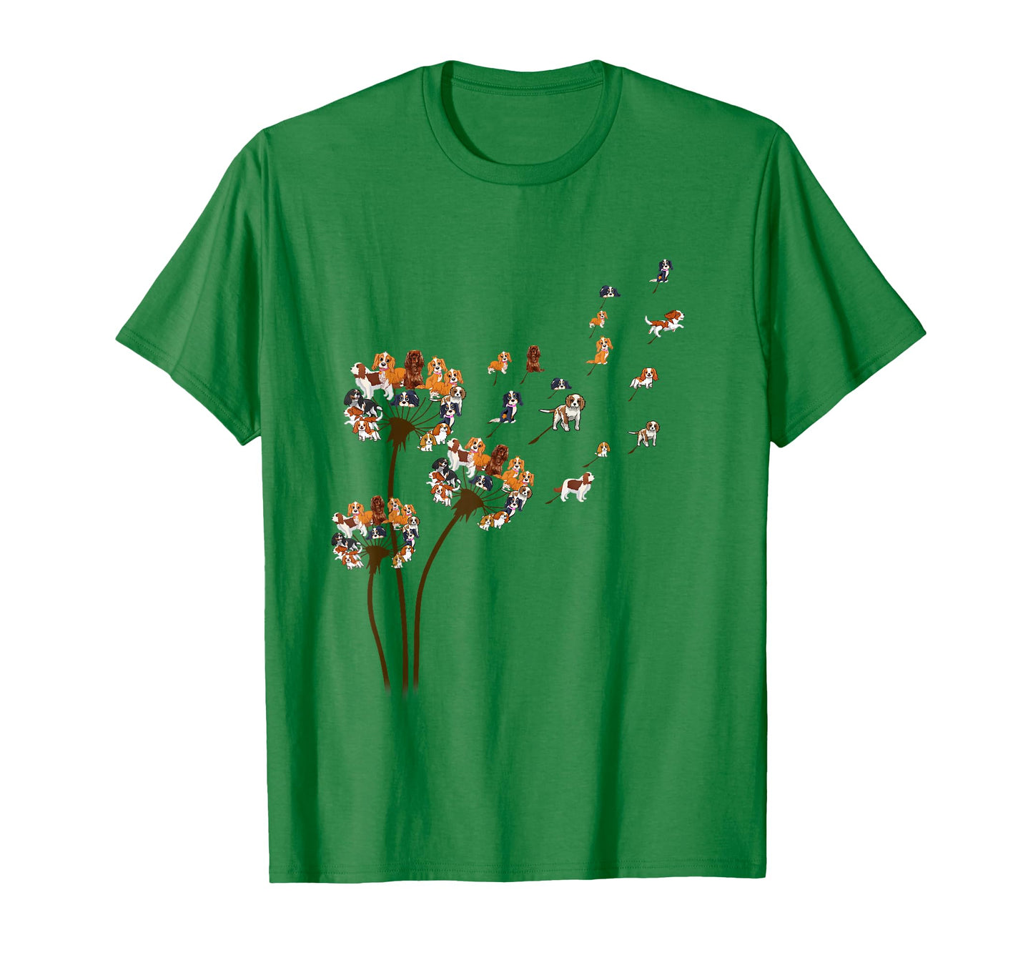 Cavalier King Charles Dandelion Funny Gift for Dog Lovers T-Shirt