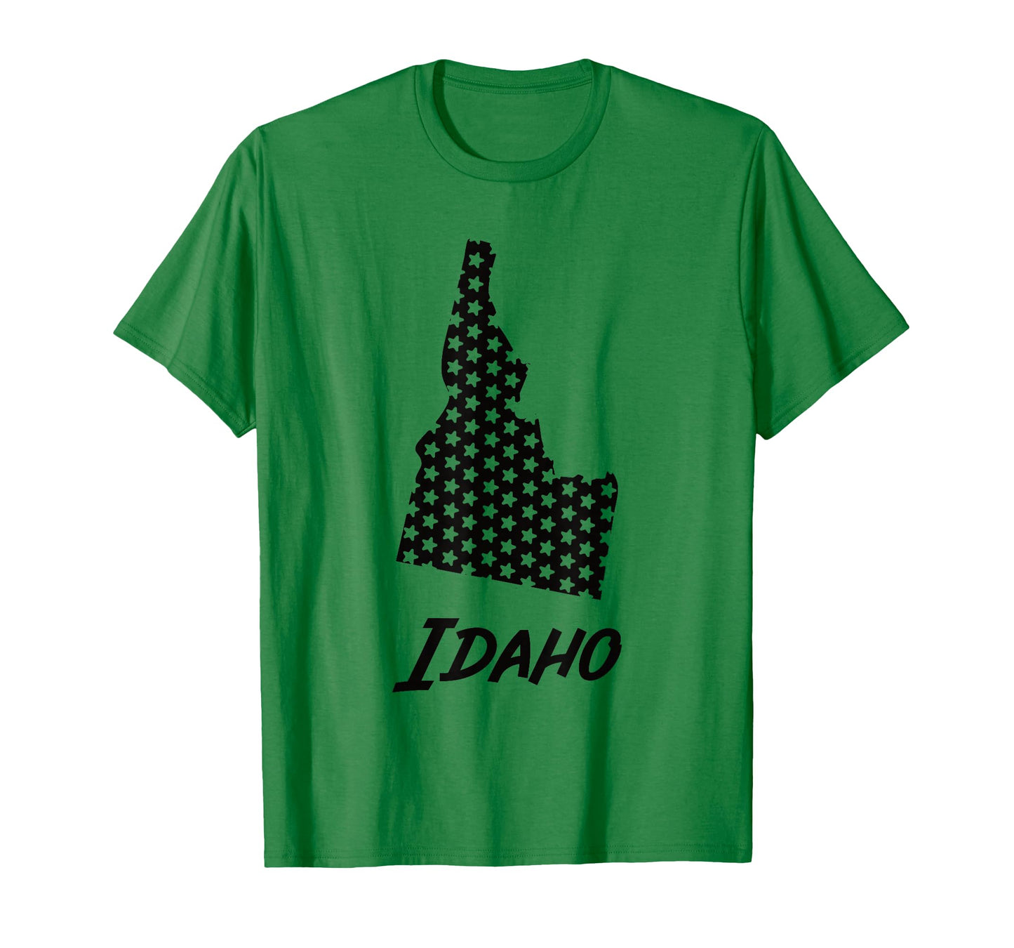 Idaho USA State Outline Stars Vintage Retro Design T-Shirt
