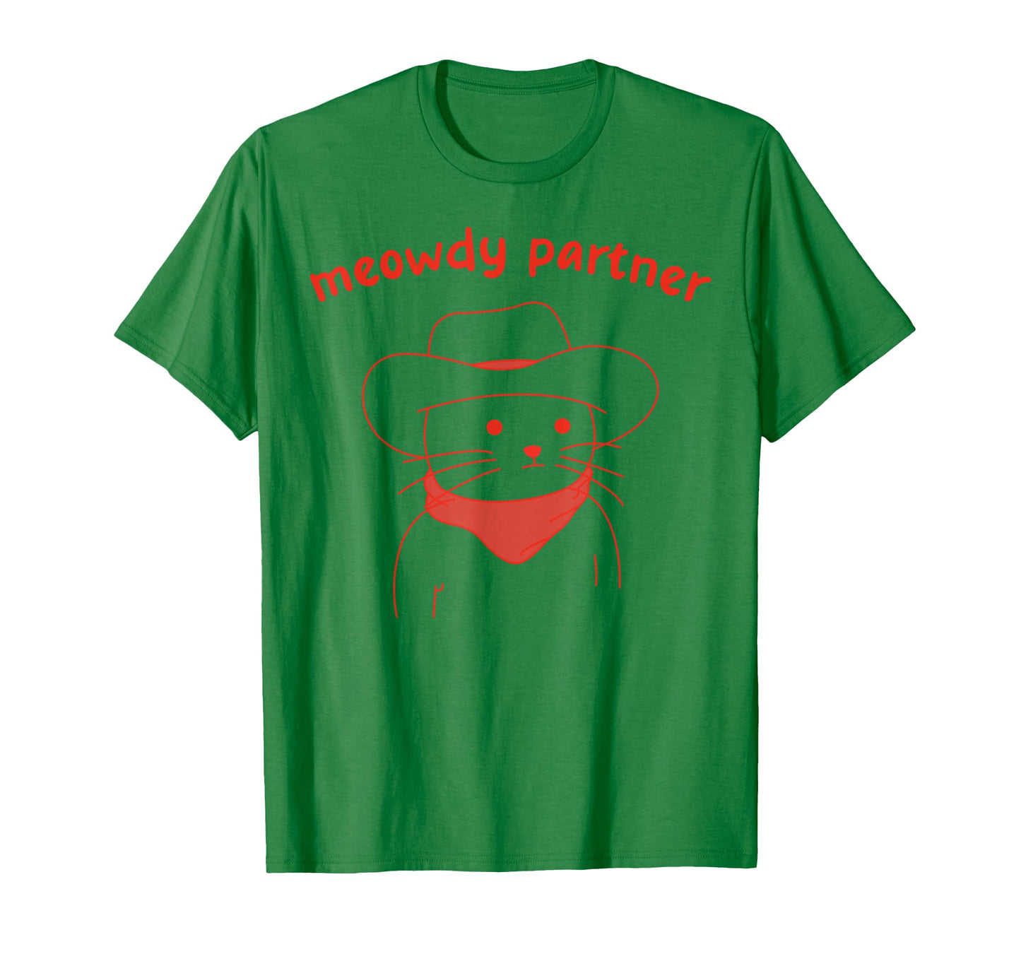 Meowdy Partner Cat Cowboy T-Shirt