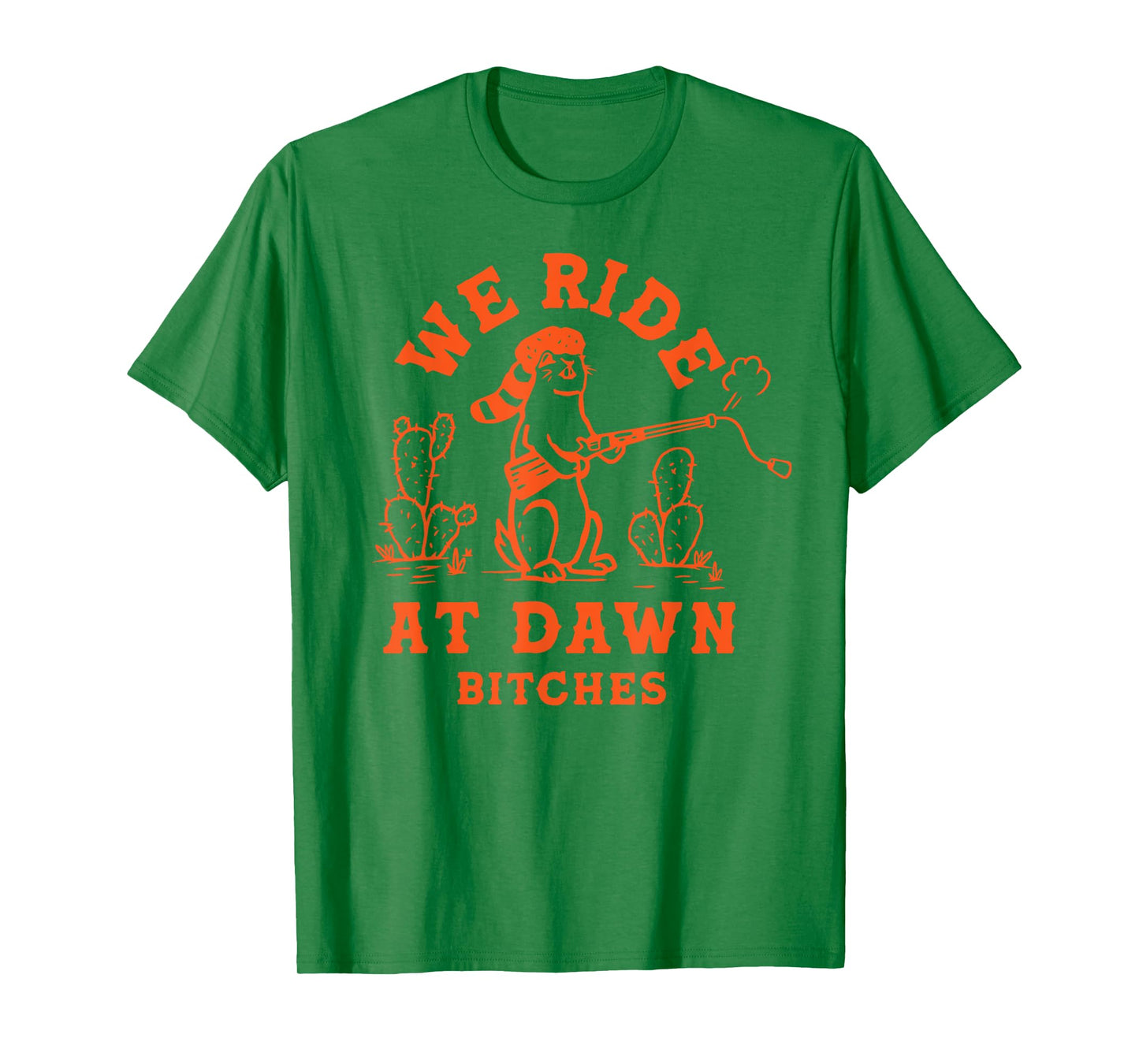 Funny Davy Crockett Cowboy Chipmunk Western Cowboys Humor T-Shirt