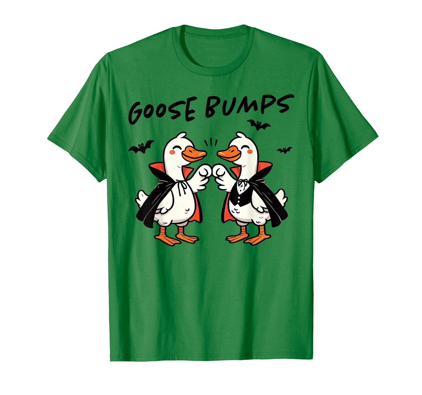 Cute Goose Bumps Animals Pun Witch Bats Halloween Lover Kids T-Shirt