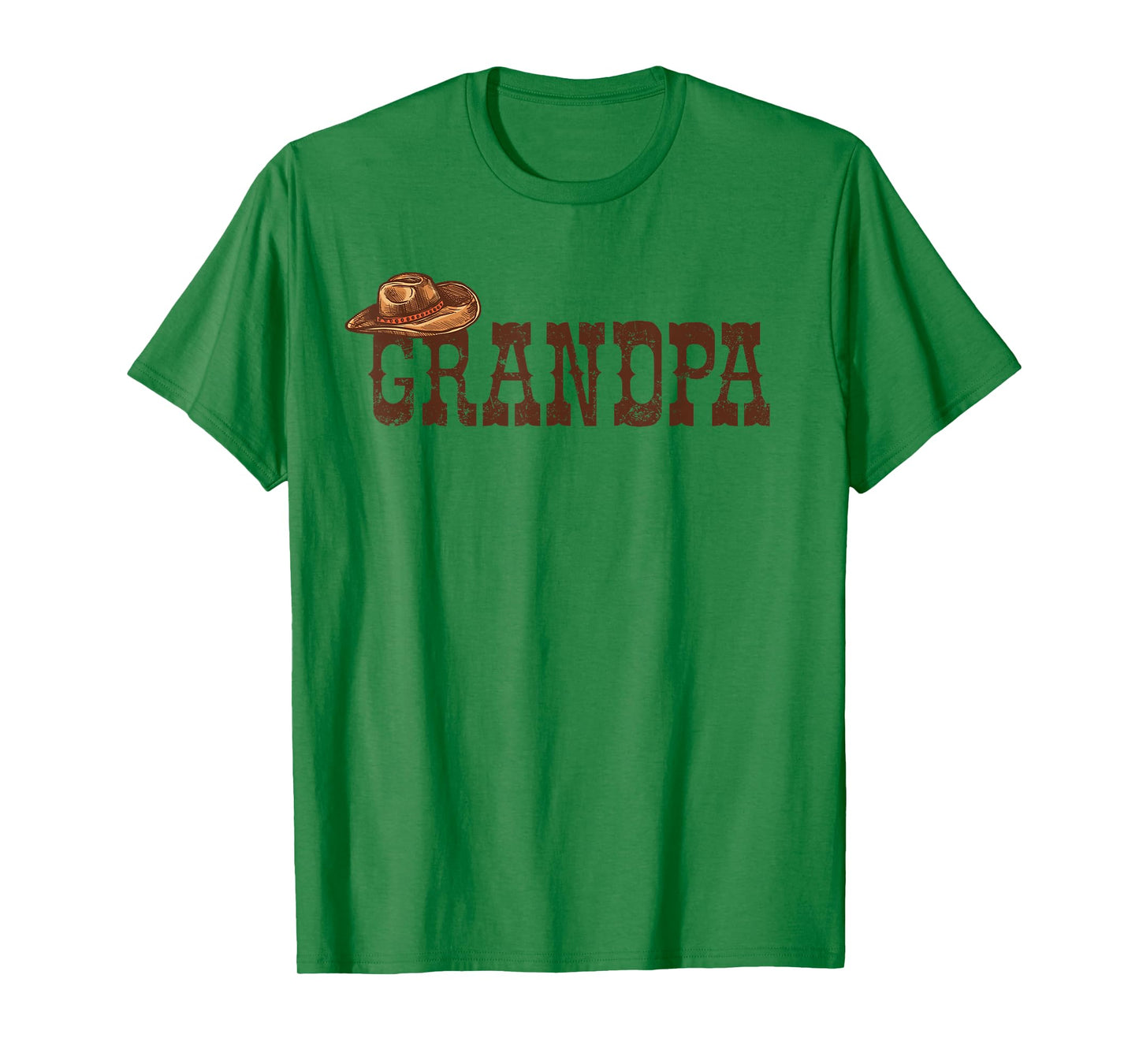 Grandpa Western Family Matching Birthday Cowboy Cowgirl T-Shirt