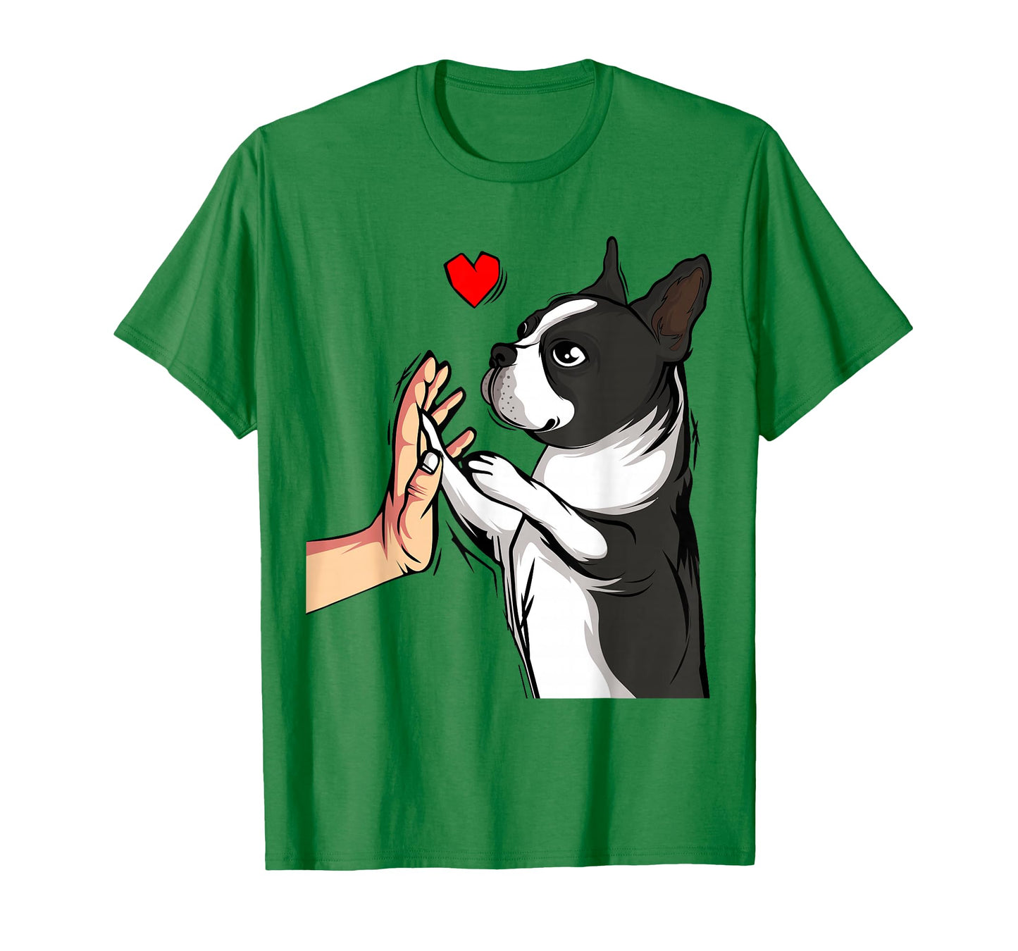 Boston Terrier Love Bostie Dog Mom Funny Girls T-Shirt Small