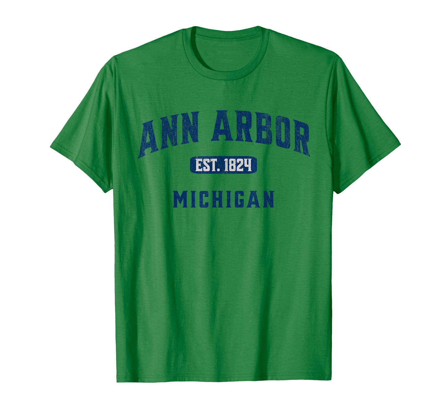USA City Visit Ann Arbor Michigan Vintage Athletic Souvenir T-Shirt
