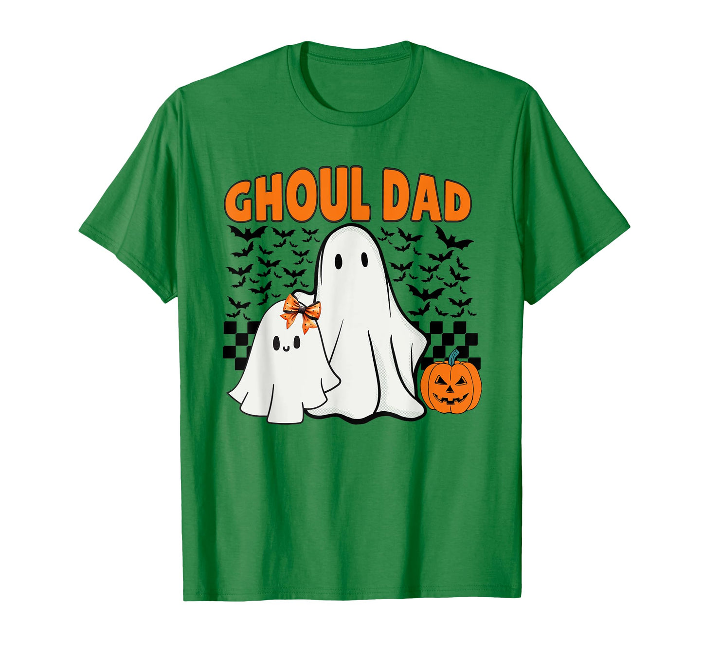Ghoul Dad Halloween Ghost Spooky Season Retro Daddy T-Shirt
