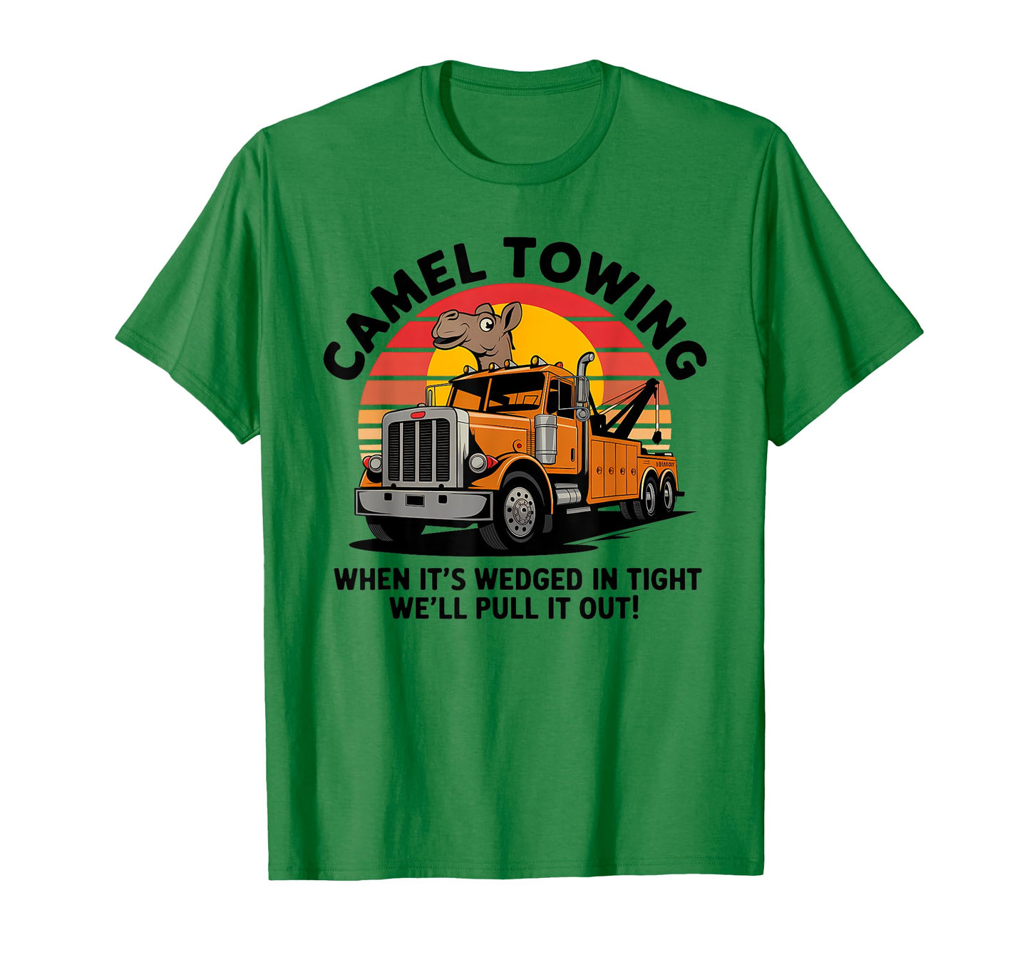 Camel Towing Funny Retro Adult Humor 2025 Hillbilly Costume T-Shirt