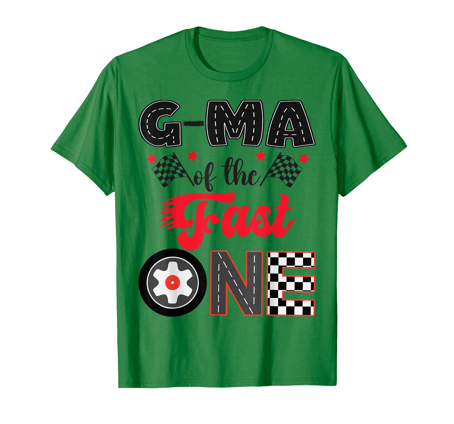 G-Ma Of The Fast One Car Racing Dad 1St Birthday Boy T-Shirt