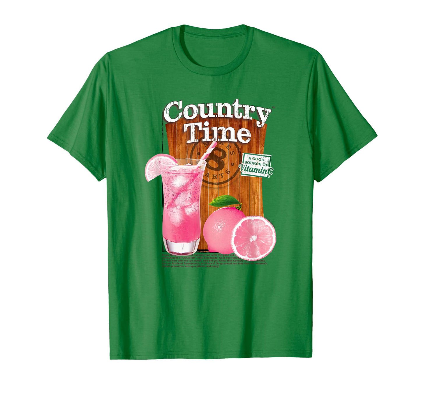 Country Time Pink Lemonade Classic Beverage Logo T-Shirt
