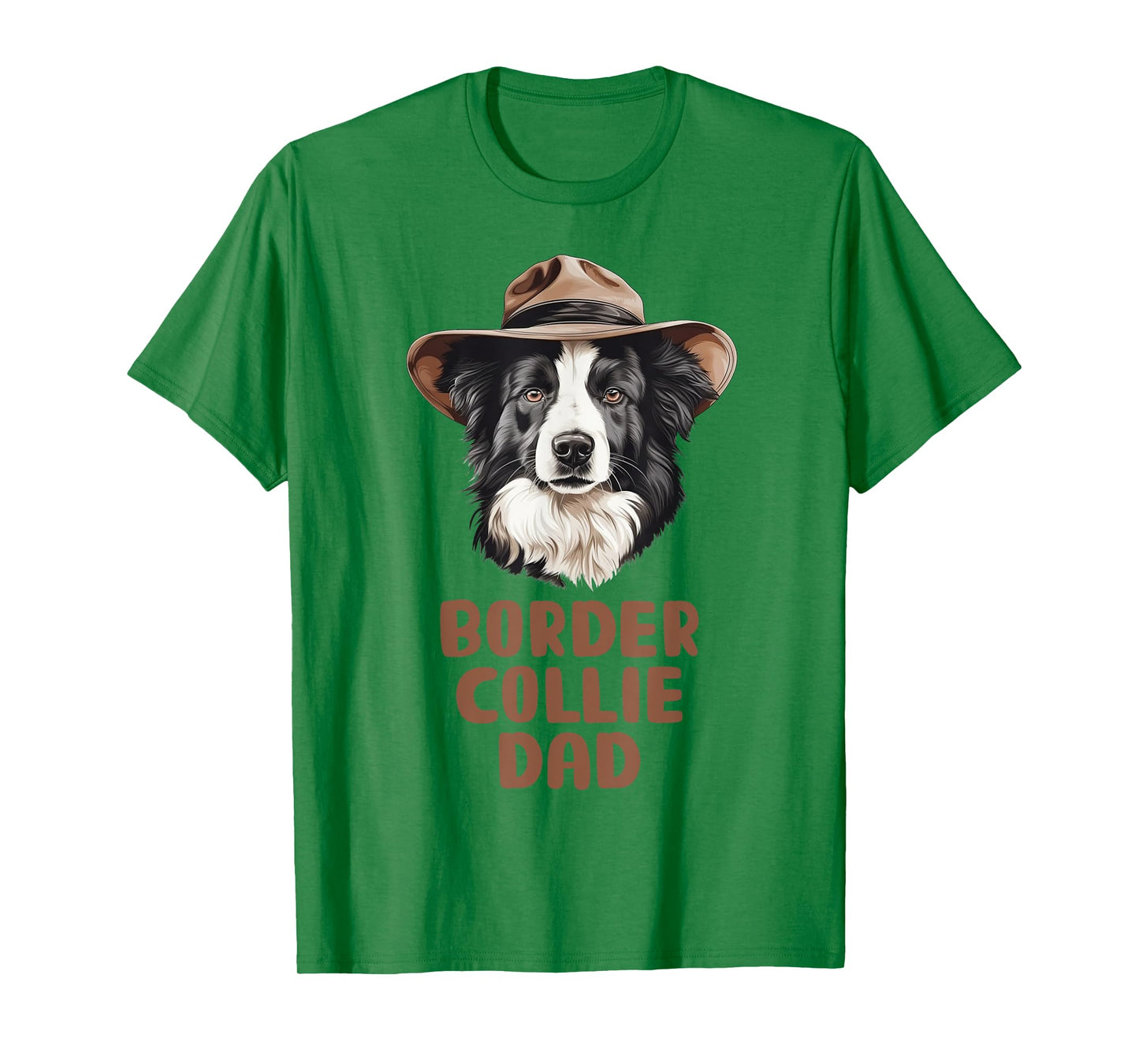 Border Collie Dad Dog Lover Gift Funny Border Collie Owner Men Women Girls Kids T-Shirt
