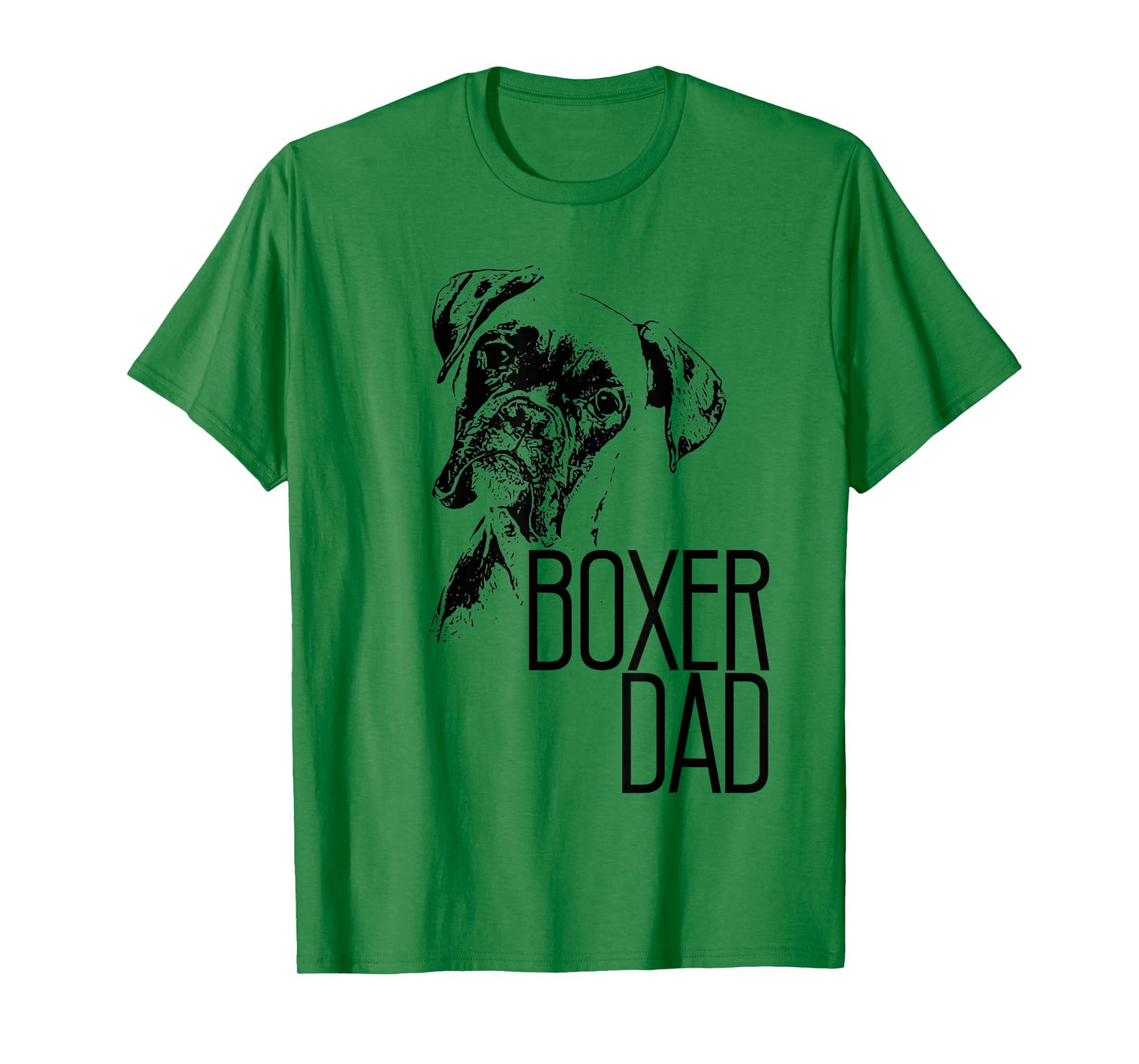 BOXER DAD DOG FACE T-SHIRT - DOG LOVERS BOXER DAD GIFT SHIRT T-Shirt