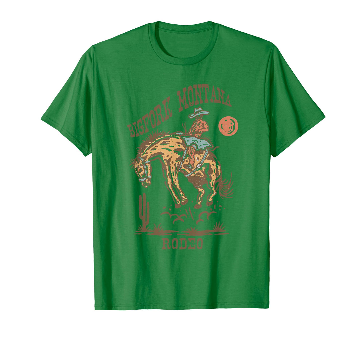 Bigfork Montana Rodeo | Vintage Cowgirl T-Shirt