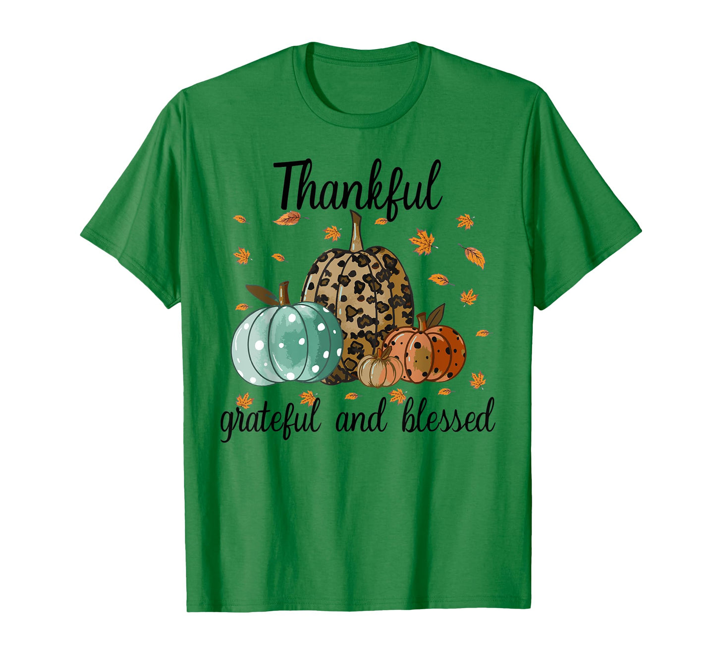 Thankful Grateful Blessed Shirt for Women Funny Christmas T-Shirt