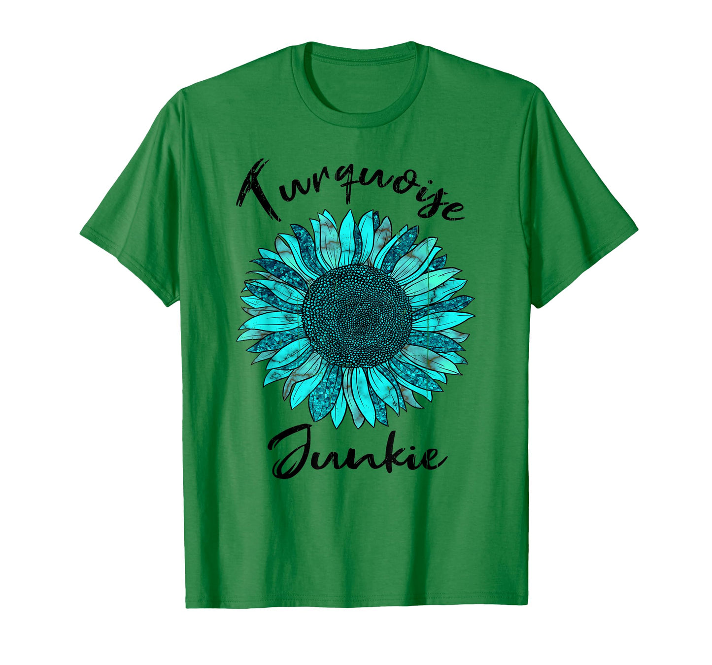 Turquoise Junkie Turquoise Gemstone Lovers Vintage Style T-Shirt