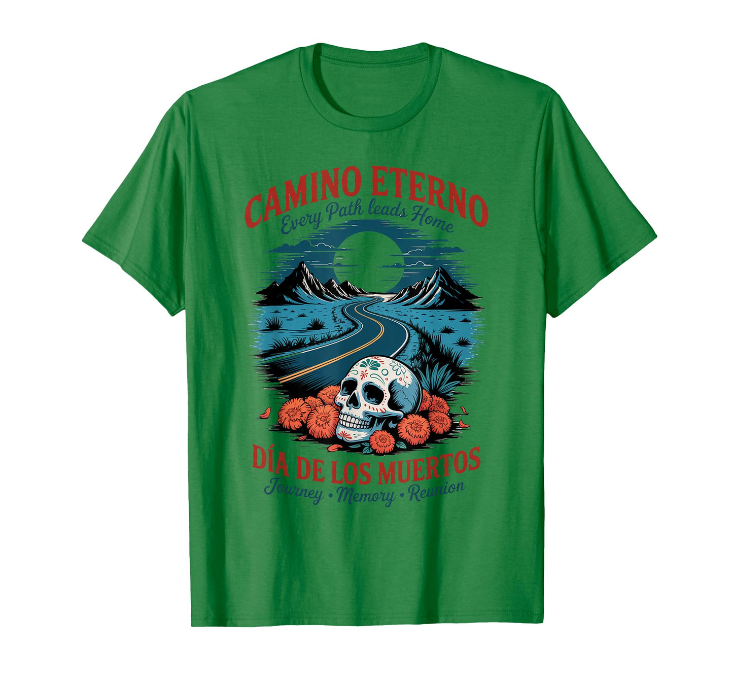 Dia de Los Muertos - Day of The Dead Eternal Road T-Shirt