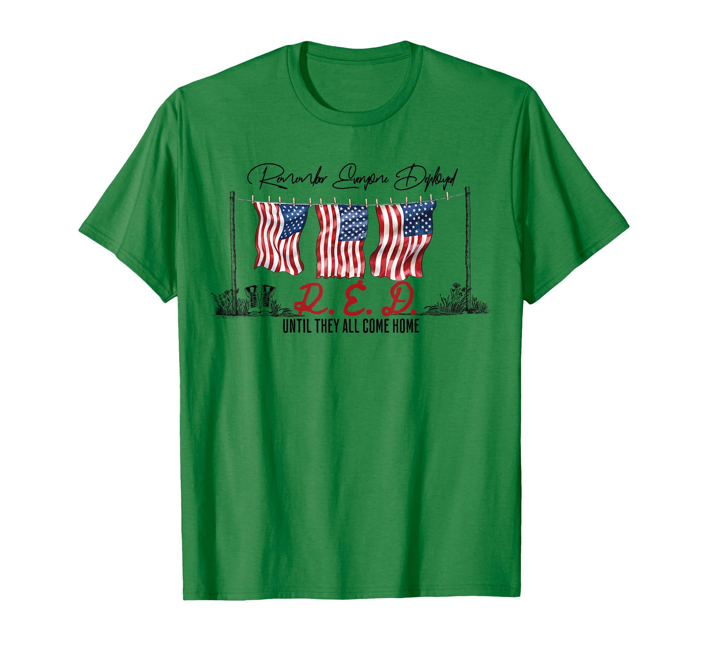 Red Friday Remember Everyone Deployed for Women Men Kid Wife T-Shirt