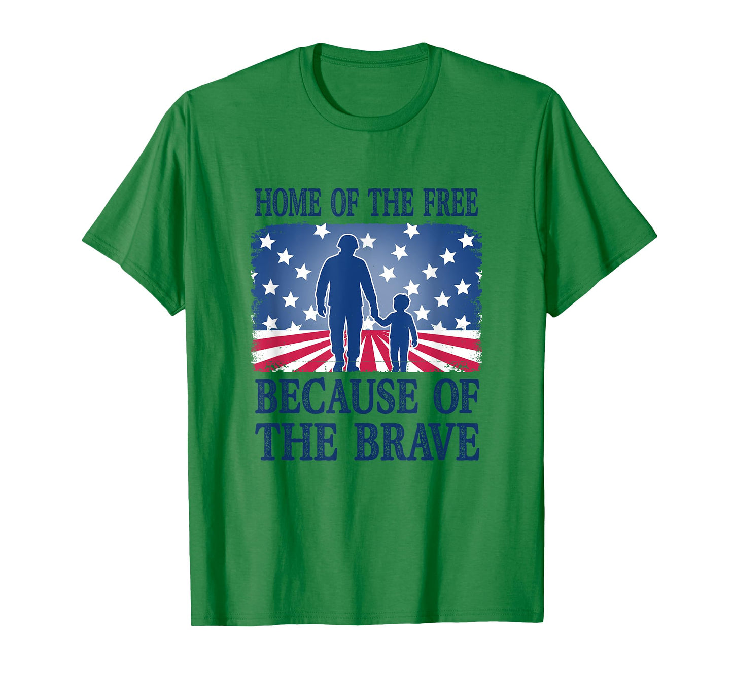 Home of The Free Because of The Brave Patriotic T-Shirt