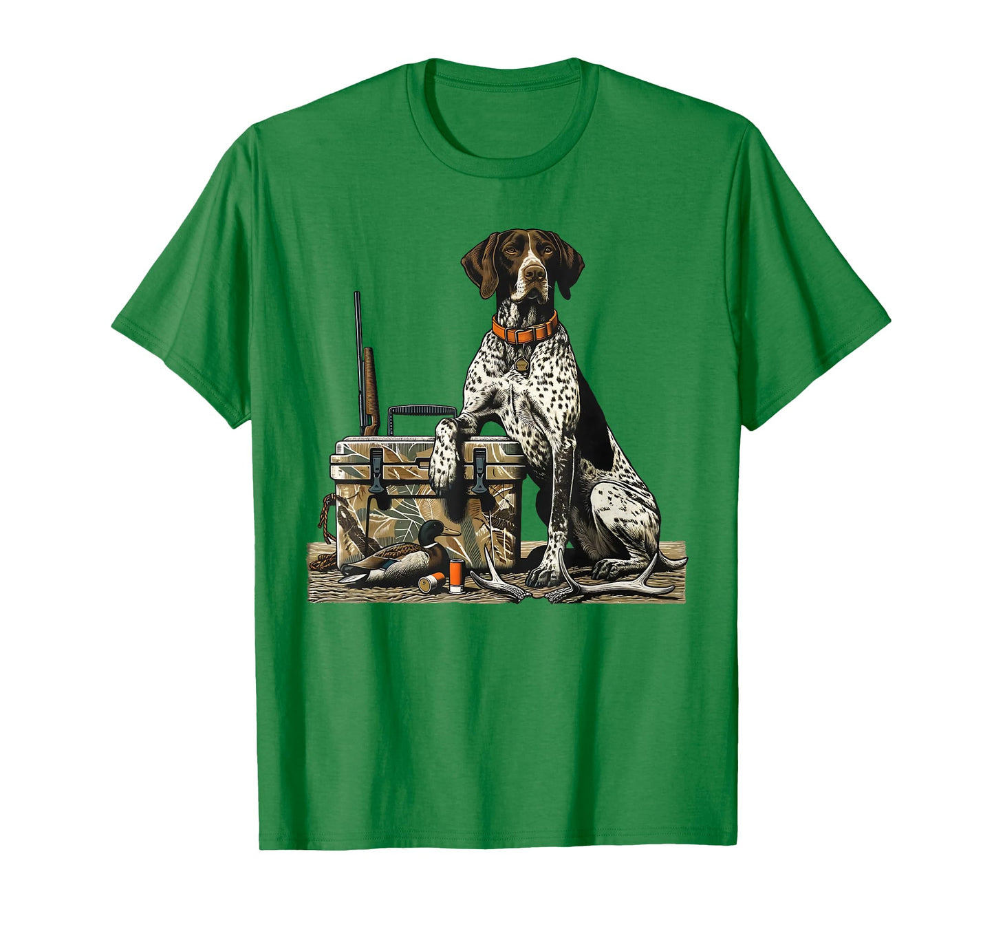 Old School Camo German Shorthaired Pointer, Hunting Dog Mom T-Shirt