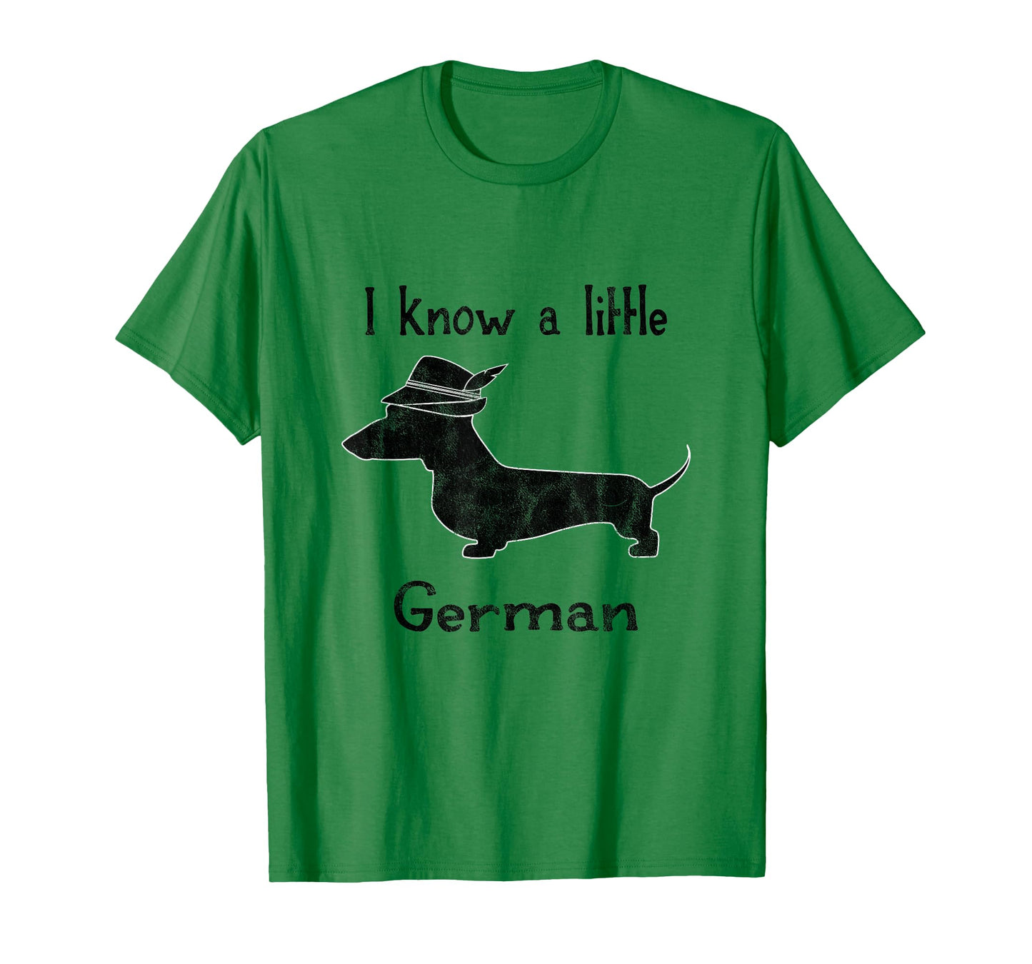 I Know A Little German Funny Dachshund Shirt T-Shirt