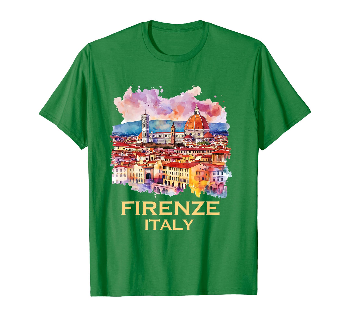 Firenze Italy Souvenirs Skyline Souvenir From Florence Italy T-Shirt