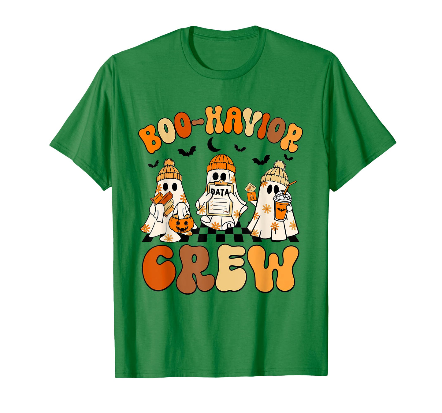 Retro Boo-Havior Crew Behavior Analyst Halloween ABA RBT T-Shirt