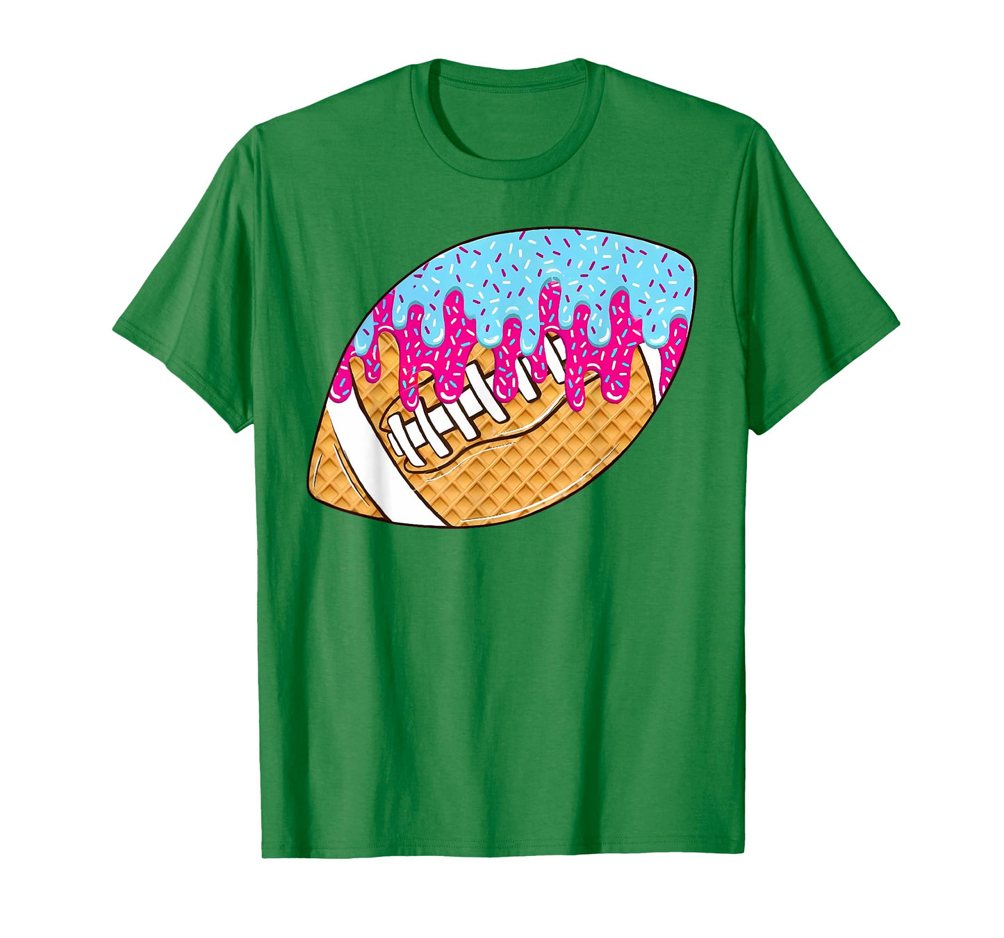Football Drip for Lineman WR QB RB Ice Cream Sprinkles Shirt T-Shirt