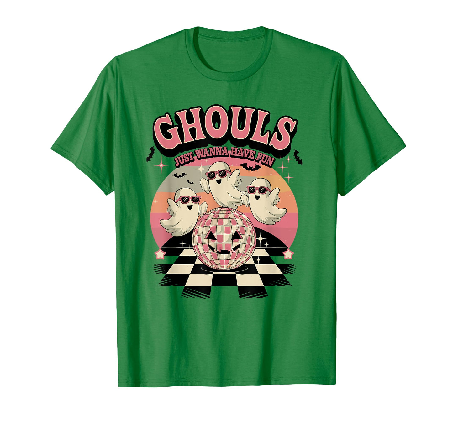 Ghouls Just Wanna Have Fun Retro Halloween T-Shirt