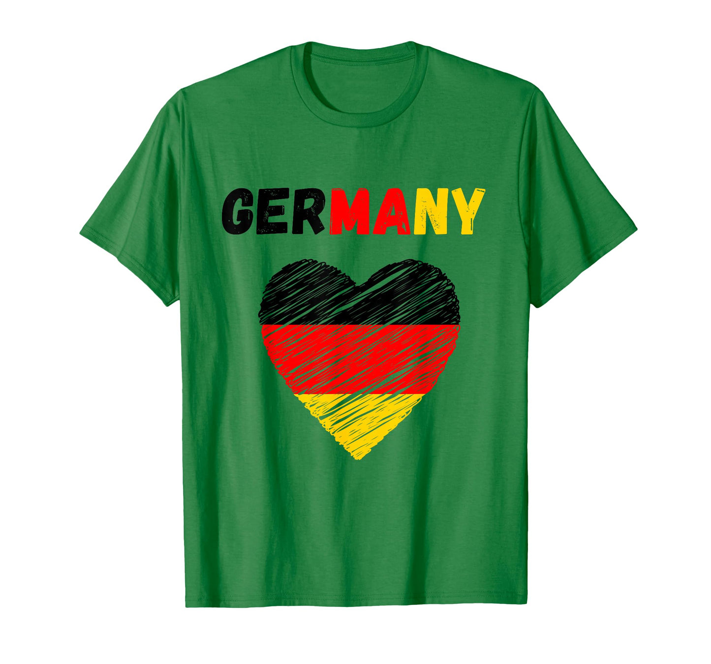 Germany Flag Holiday Germany Heart German Flag T-Shirt