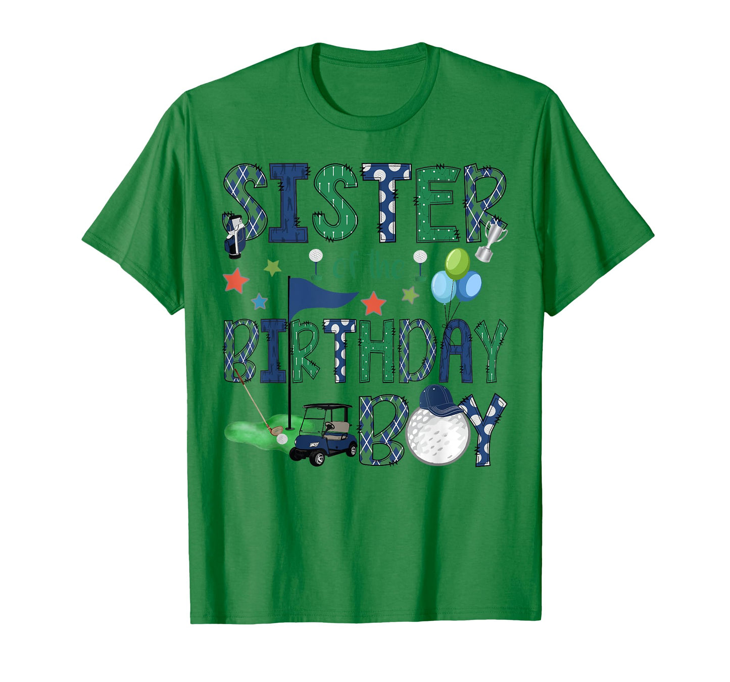 Sister Of The Birthday Boy Hole In One Golf Lover T-Shirt