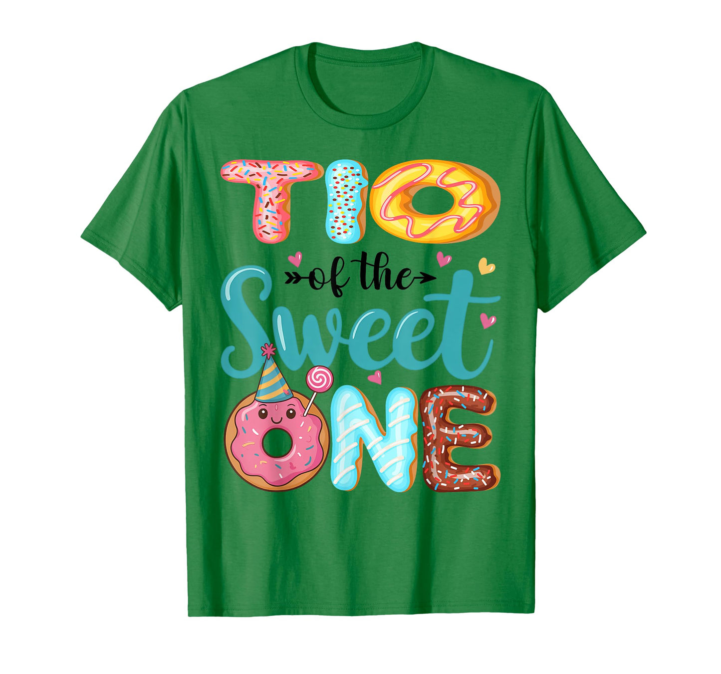 Tio Of The Sweet One 1st Birthday Girl Donut Party T-Shirt