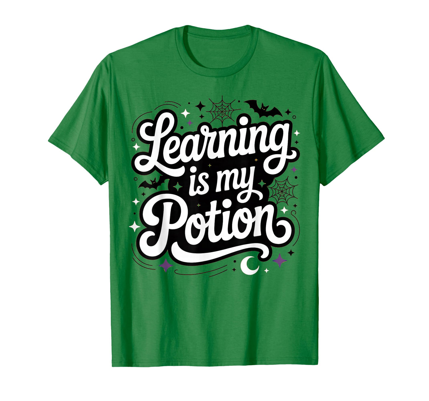 Cute Educator School Halloween Learning is My Potion T-Shirt