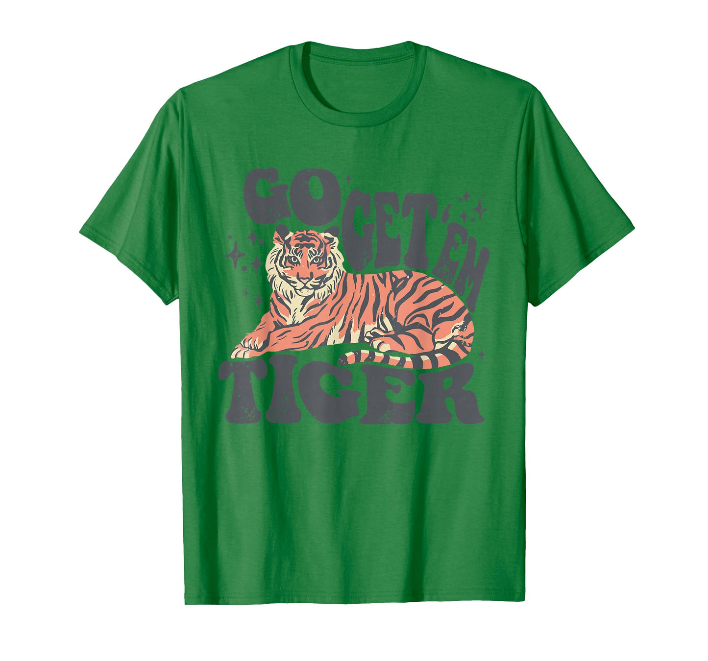 Retro Go Get'Em Tiger Easy Sport for Men and Women T-Shirt