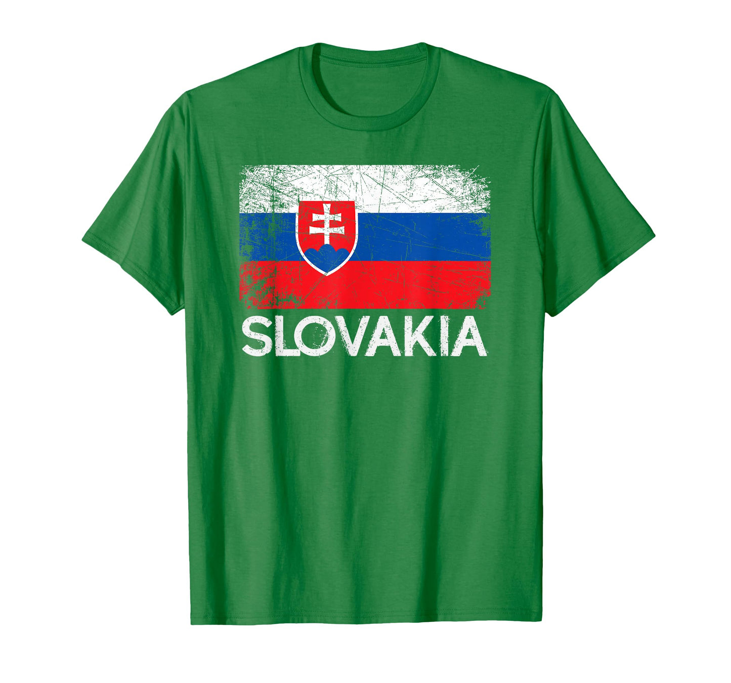Slovak Flag T-Shirt | Vintage Made In Slovakia Gift T-Shirt