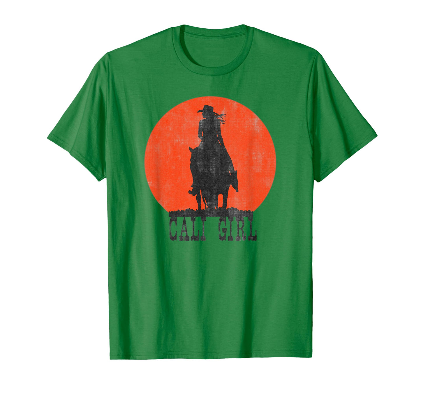 CALI GIRL California Horse Girl Vintage Retro Gift Idea T-Shirt