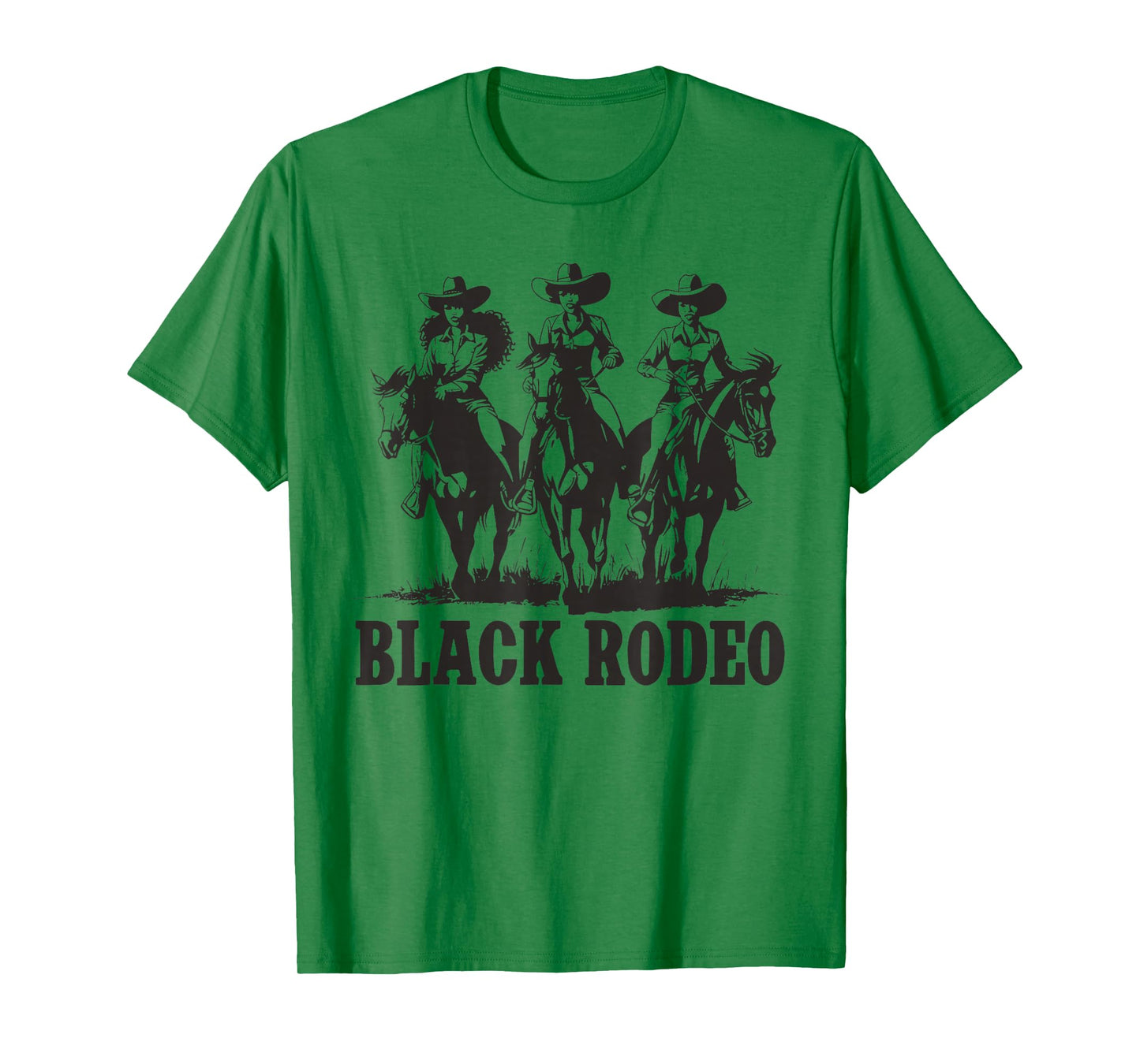 Black Rodeo African American Cowgirl Western Country Texas T-Shirt