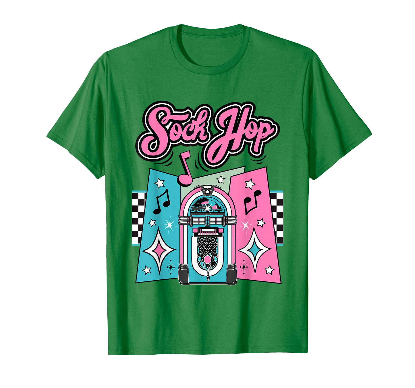 1950s Sock Hop Costume Retro 50s Vintage Rockabilly Doo Wop T-Shirt