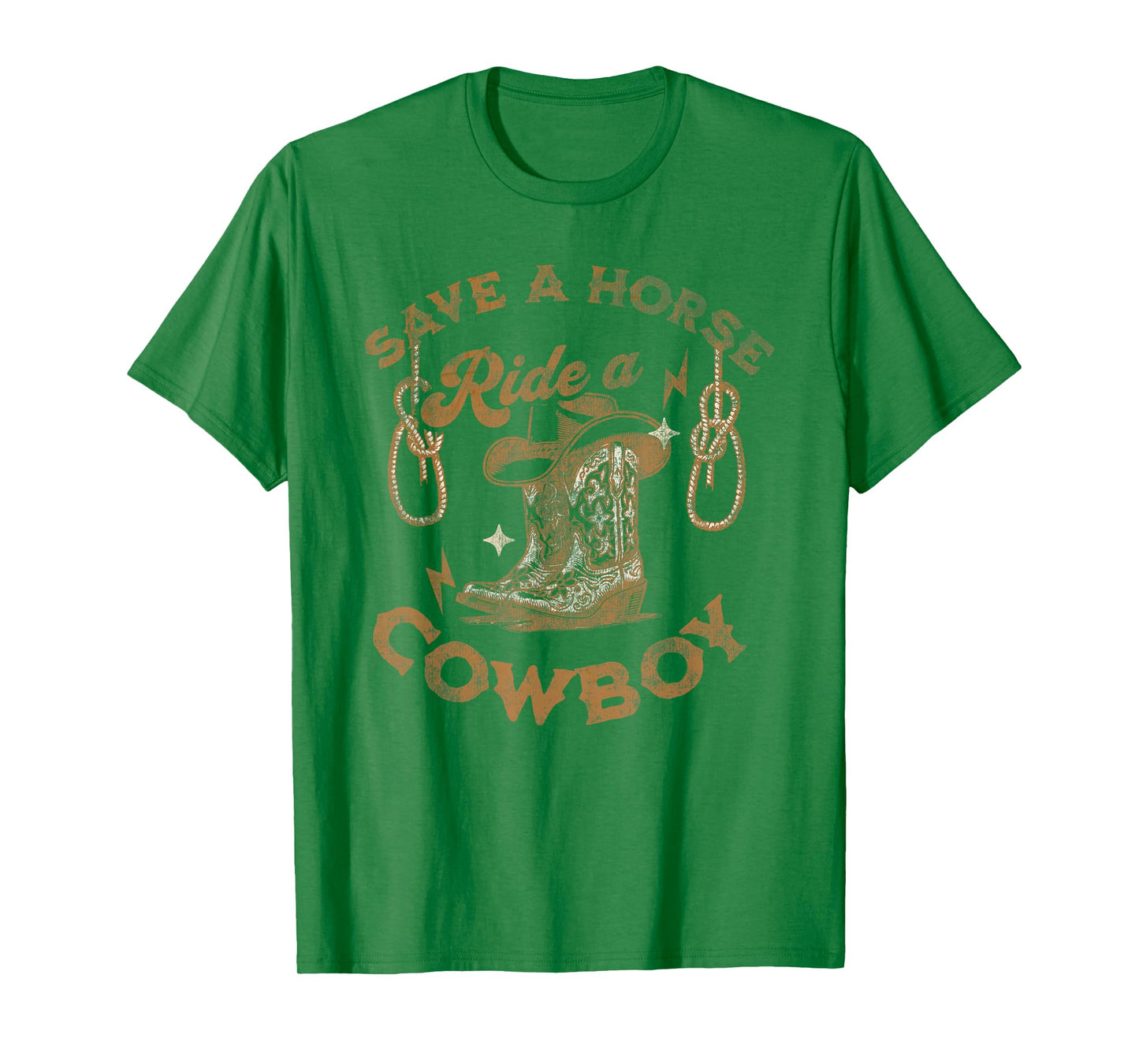Save a Horse Ride a Cowboy, Funny Cowgirl Cowboy T-Shirt