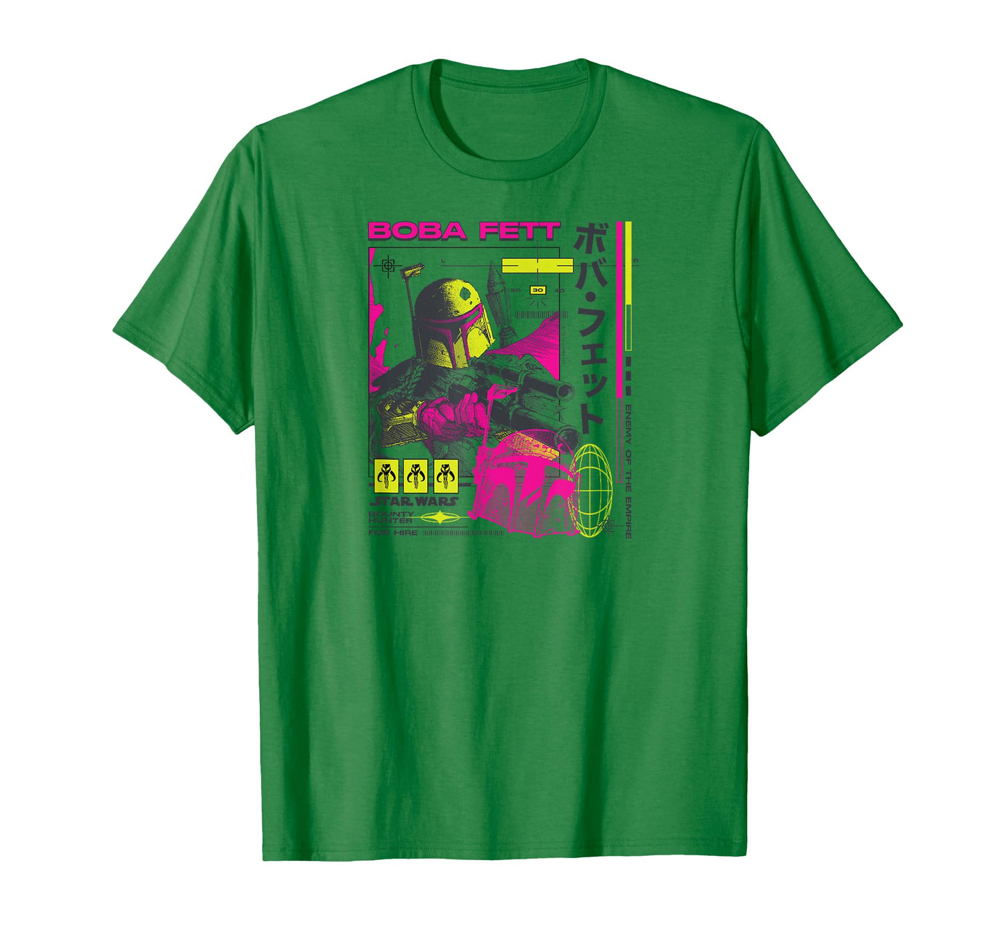 Star Wars - Boba Fett Katakana T-Shirt